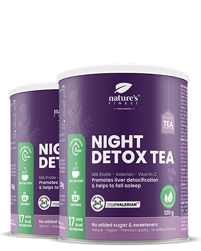 Chá Noturno Restaurador 1+1 , Chá Para Dormir , Mistura Herbal , ProValerian™ , Orgânico , Vegano , Relaxamento , 240g