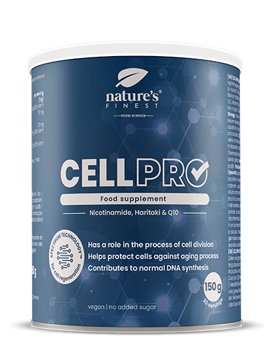 Cell Pro: Bebida Para Envelhecimento Saudável Com Nicotinamida, Zinco, Haritaki - 150g