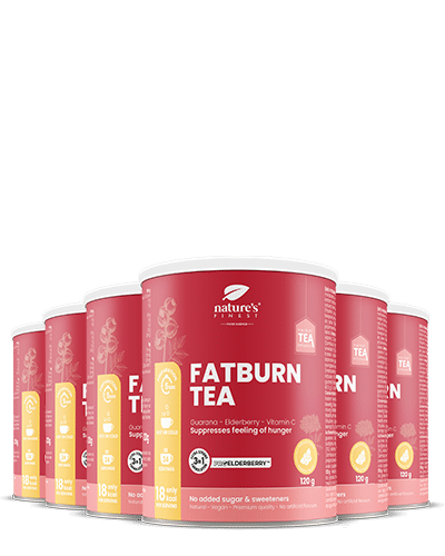 Pacote De Chá Orgânico Para Metabolismo , ProElderberry™ , Suporte Corporal Ideal , Vegano , Pacote De 6