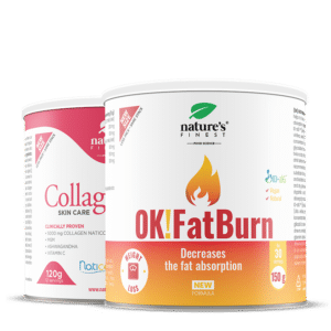 Colagénio SkinCare + OK!FatBurn pacote