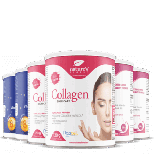2x Colagénio SkinCare + 2x Hair Vitamins + 2x Golden Q10 pacote