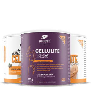 Cellulite PRO + 2x Anti Cellulite Coffee Scrub pacote