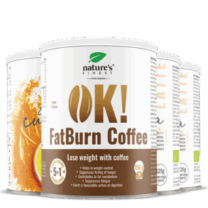 3x Golden Curcuma latte + OK!Fatburn Coffee pacote