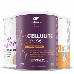 Beauty Hialurónico + OK!WaterOut + Cellulite PRO pacote