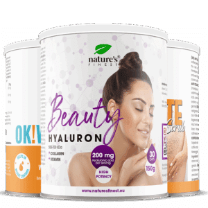 Beauty Hialurónico + OK!WaterOut + Anti Cellulite esfoliante de café pacote