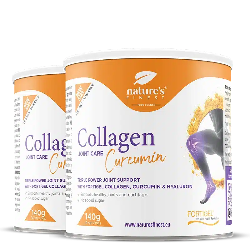 Nature's Finest Curcumin Jointcare | Colagénio, Curcumina E Ácido Hialurónico Para Apoio Articular | Ajuda Na Rigidez, Flexibilidade E Movimento Diári