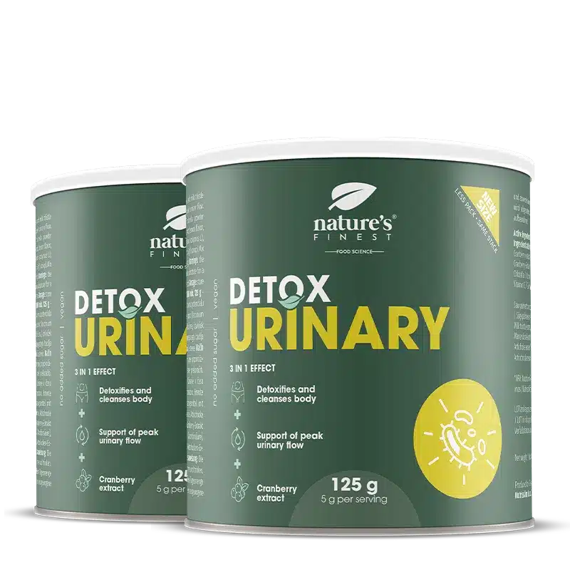 Nature's Finest Vermelho Detox Urinary | Arando + Chlorella Bebida Detox | Apoio Limpeza Urinária, Fígado, Digestão + Menos Inchaço