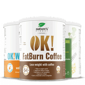OK!FatBurn Coffee + OK!WaterOut + Liver Cleanse pacote