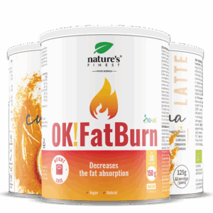 Golden Curcuma latte + OK!FatBurn pacote