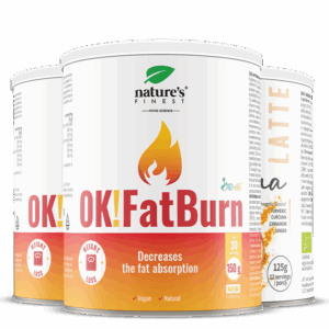 OK!FatBurn + Golden Curcuma latte pacote