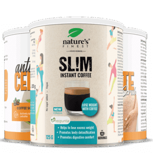 Sl!m Coffee + 2x Anti Cellulite esfoliante de café pacote