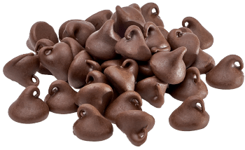 Gotas de chocolate com 70% cacau