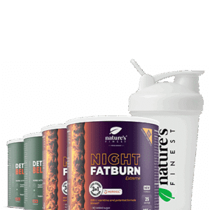 2x Detox Belly Burn + 2x Night FatBurn Extreme + ShakerNF pacote