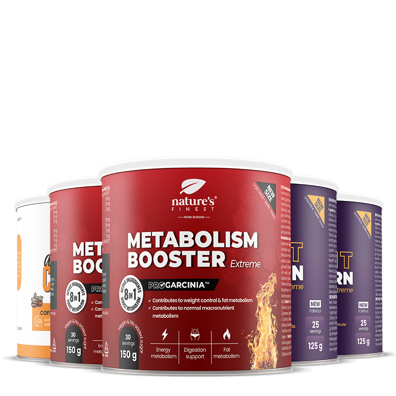 2x Metabolism + 2x Night FatBurn Extreme + Coffee Scrub pacote