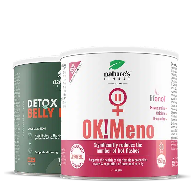 Nature's Finest Ok!Meno + Detox Belly Burn | Equilíbrio Hormonal, Detox, Inchaço E Bem‑Estar Do Fígado