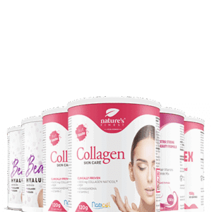 2x Beauty Hyaluron + 2x Kolagen SkinCare + Hair Vitamins + B-Kompleks pacote