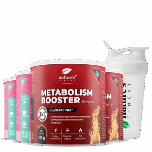 2x Beauty Tea with Hyaluron + 2x Metabolism Booster Extreme + NF shaker pacote